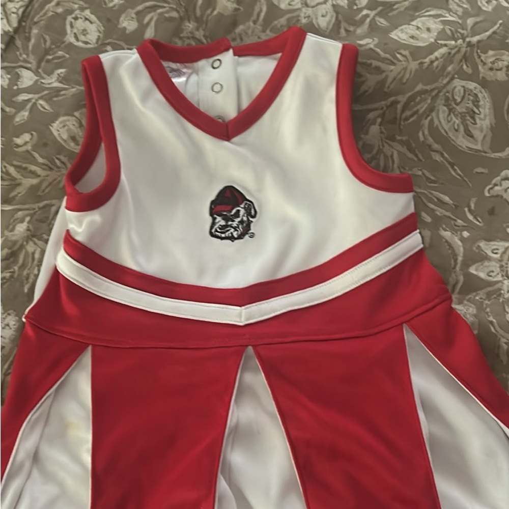 Red and White Cheerleader Dress